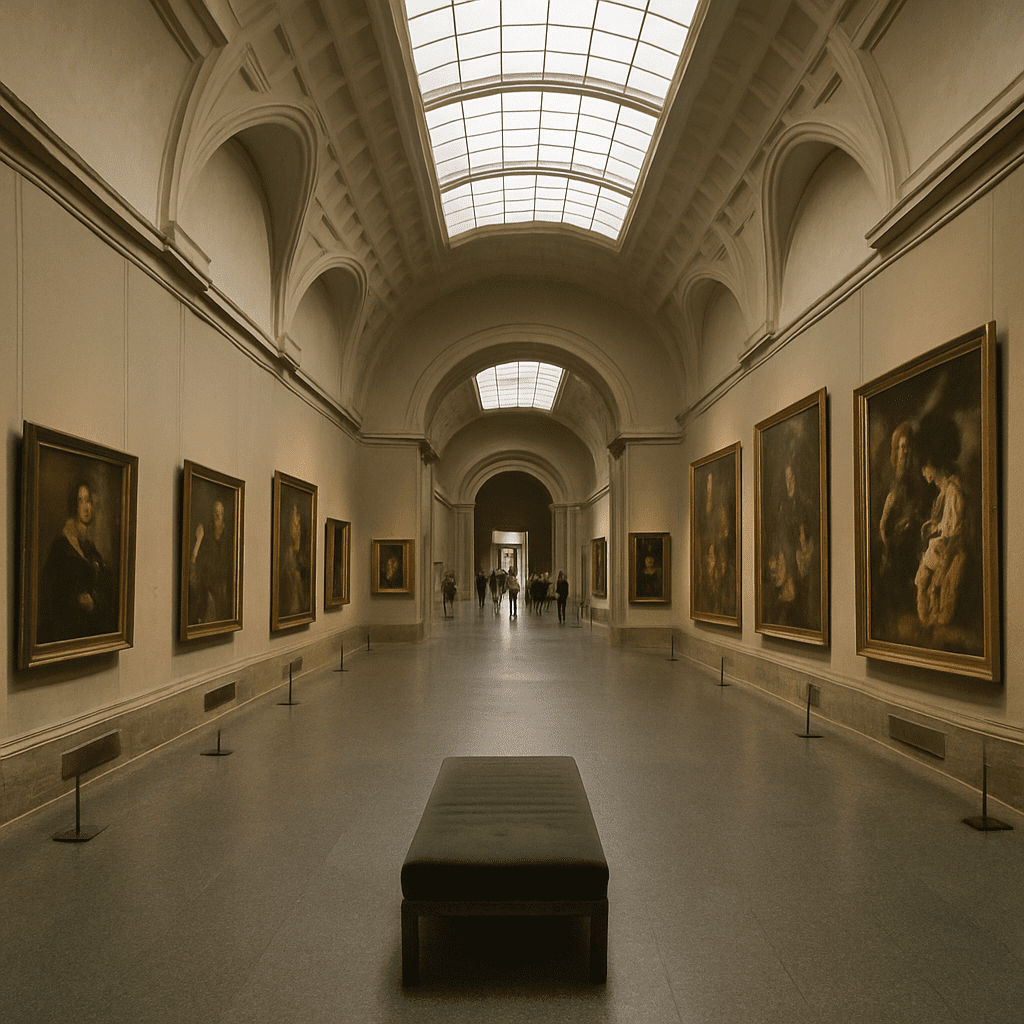 Interior view of the Prado National Museum