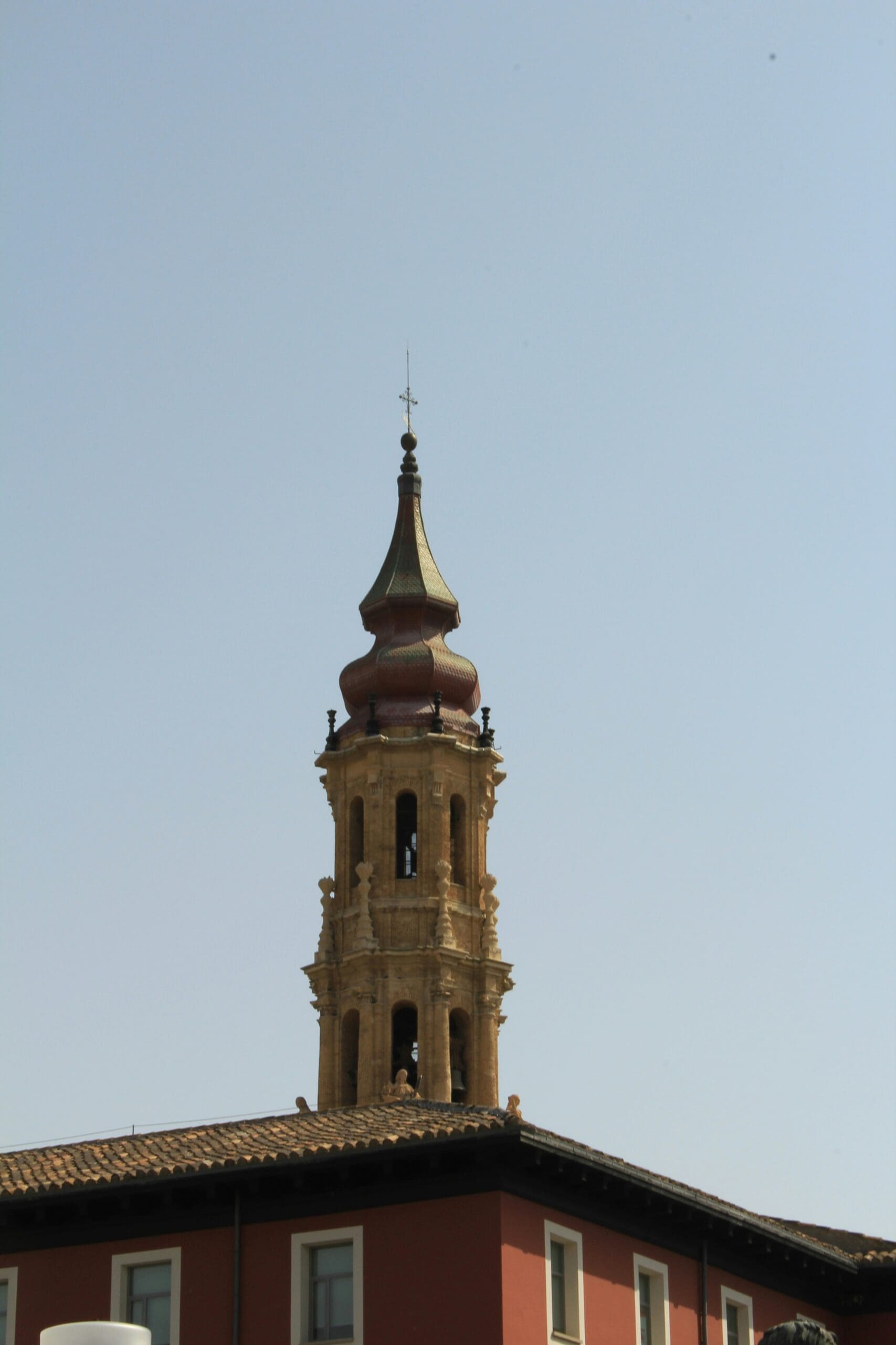 The majestic facade of La Seo in Zaragoza