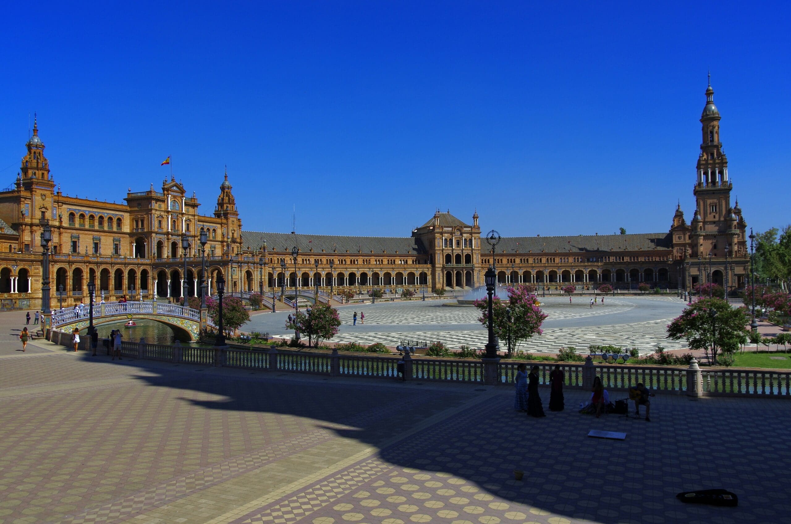Historical Restoration Work on the Plaza de España