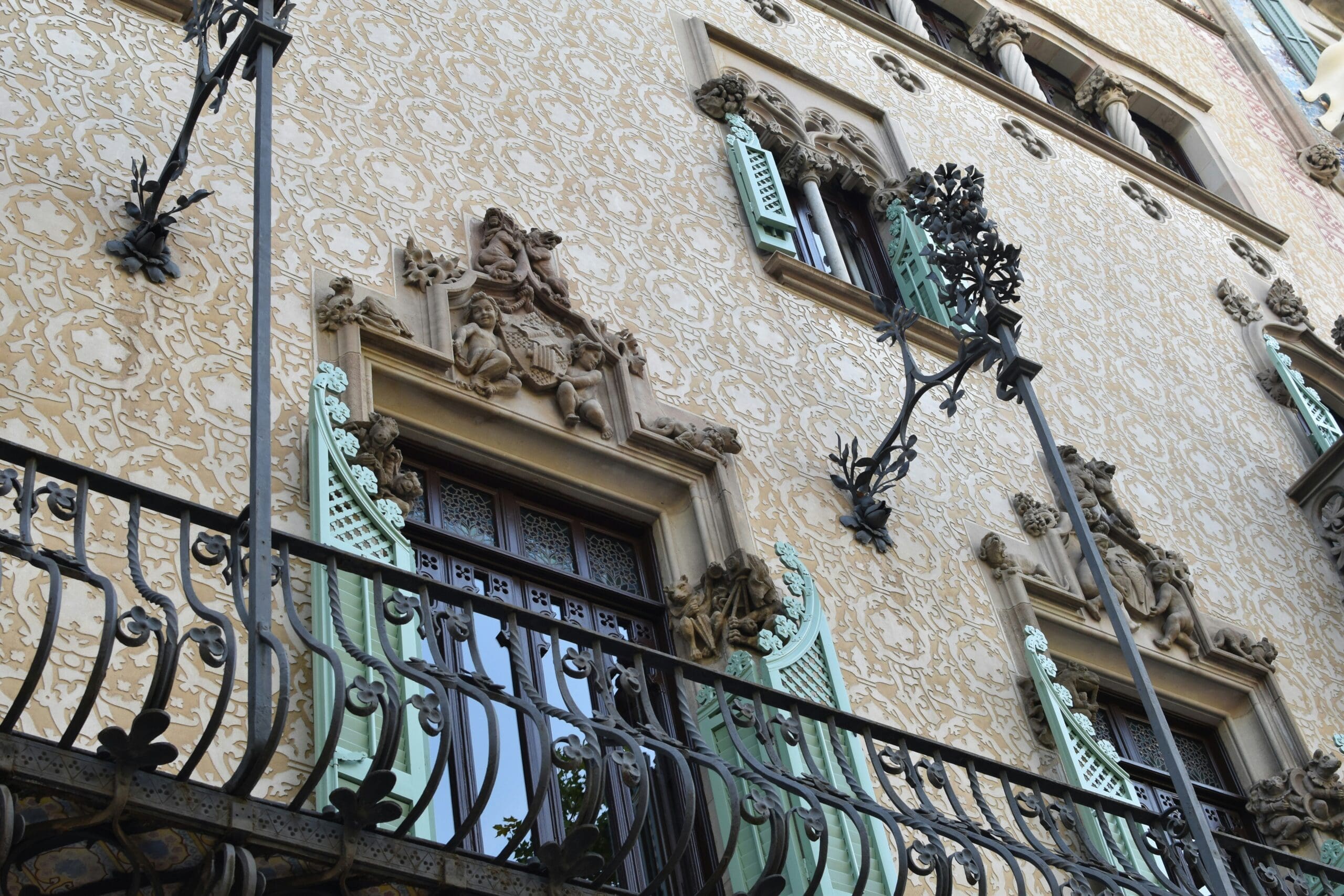 Facade of the Casa de Cisneros with Renaissance details