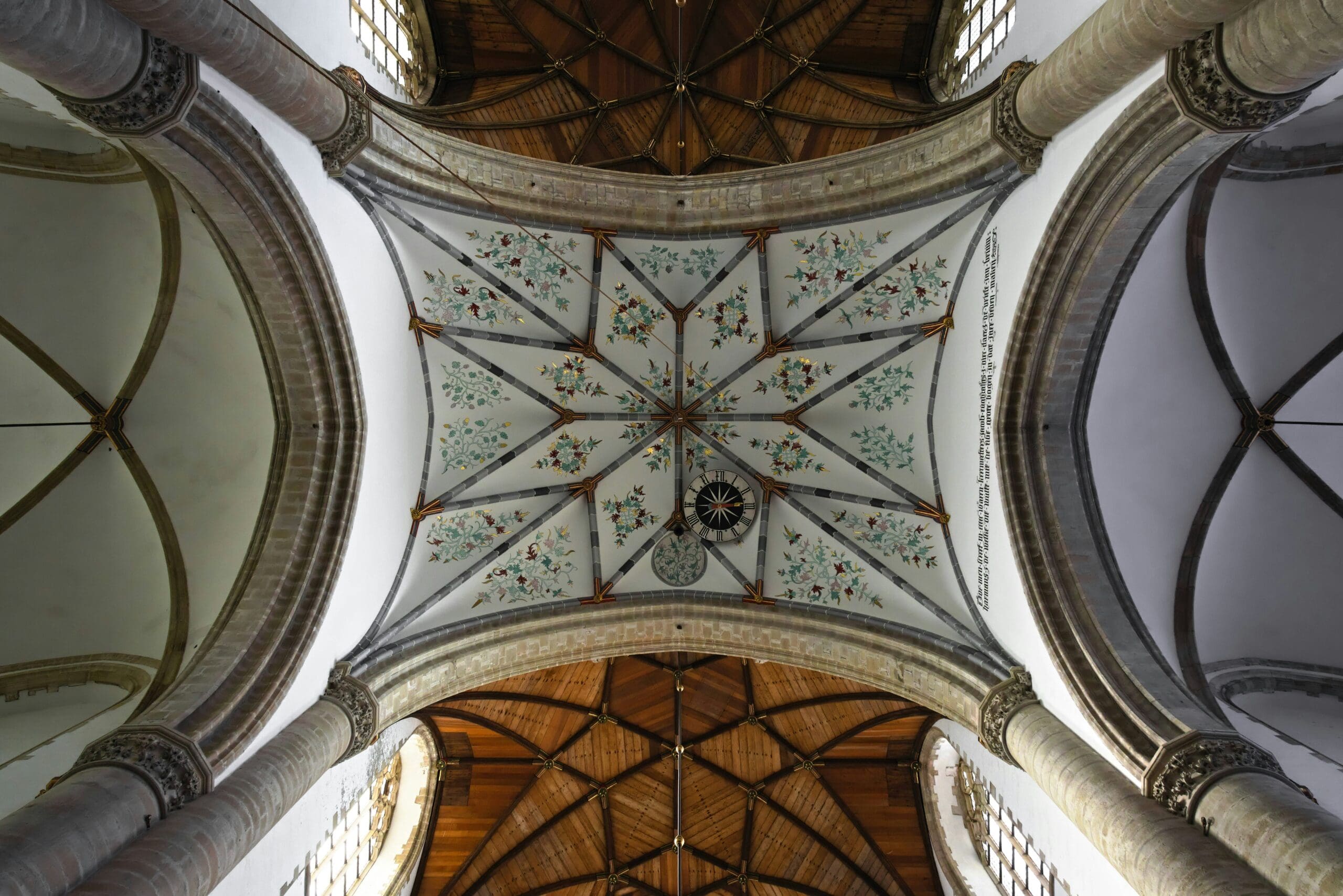 Interior view of the cathedral's architectural features