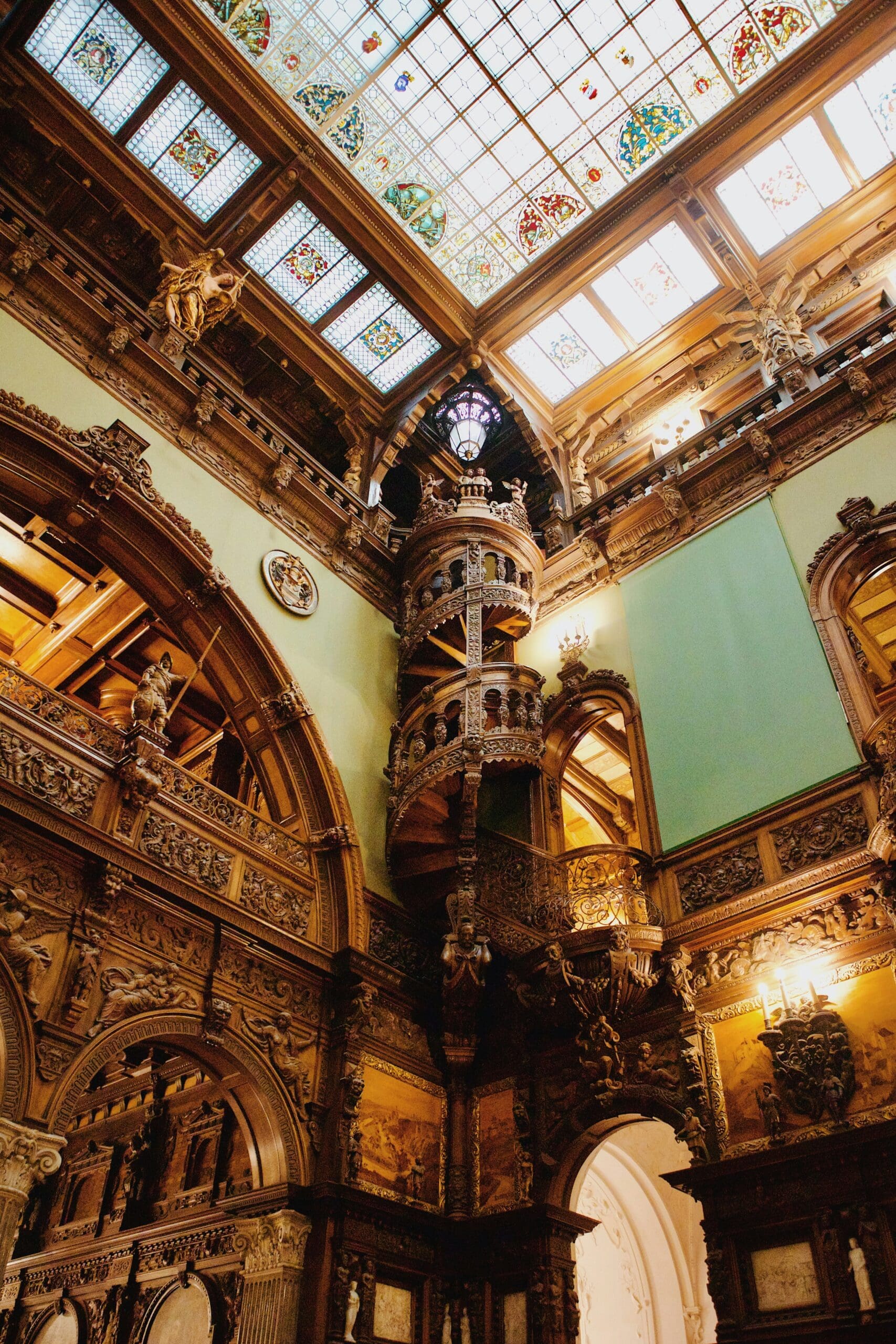 Historische Innenansicht des Palacio de Buenavista mit Renaissance-Architektur