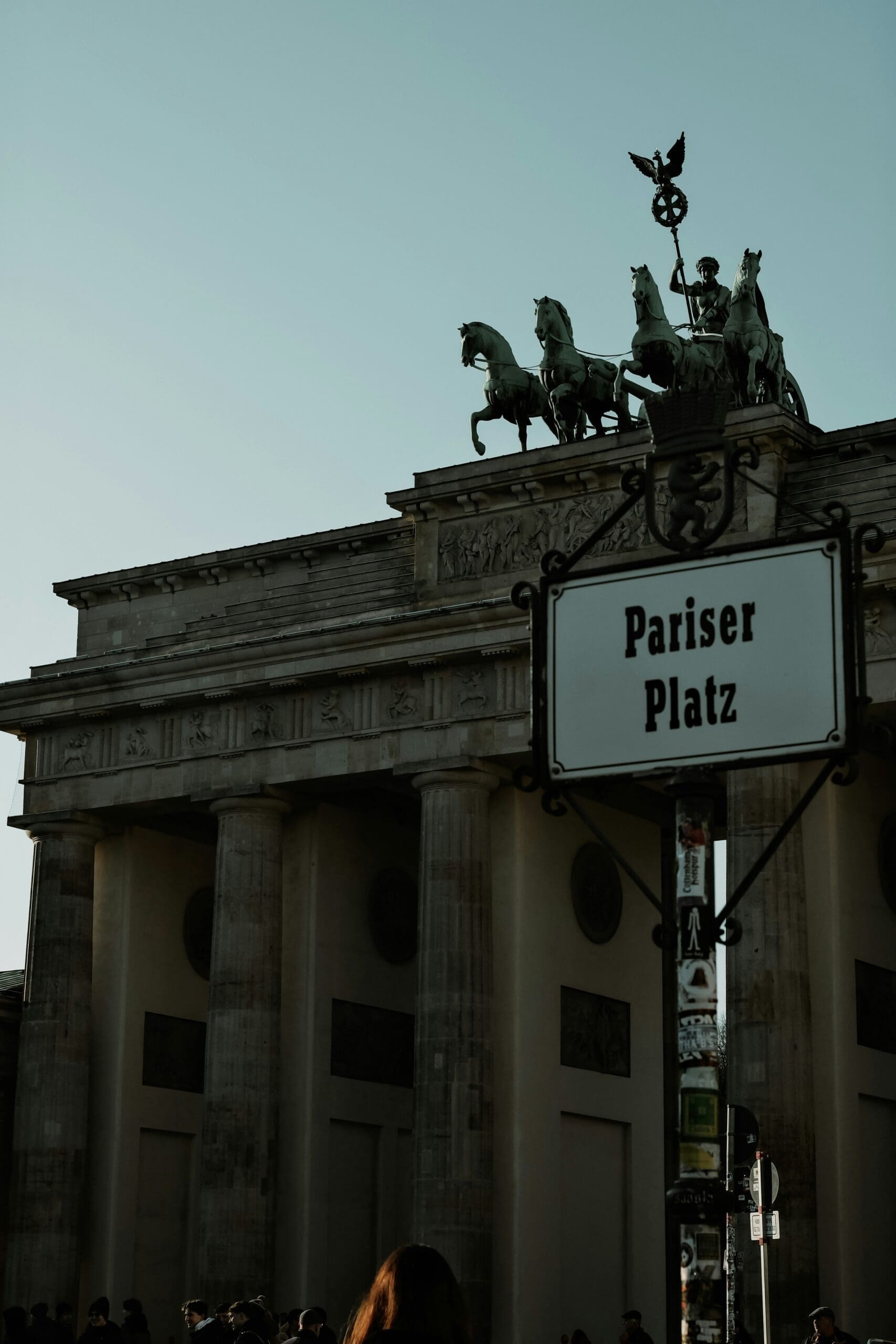 Pariser Platz with a view of the Brandenburg Gate
