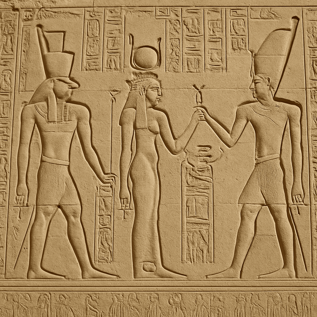 Reliefs in the Philae Temple
