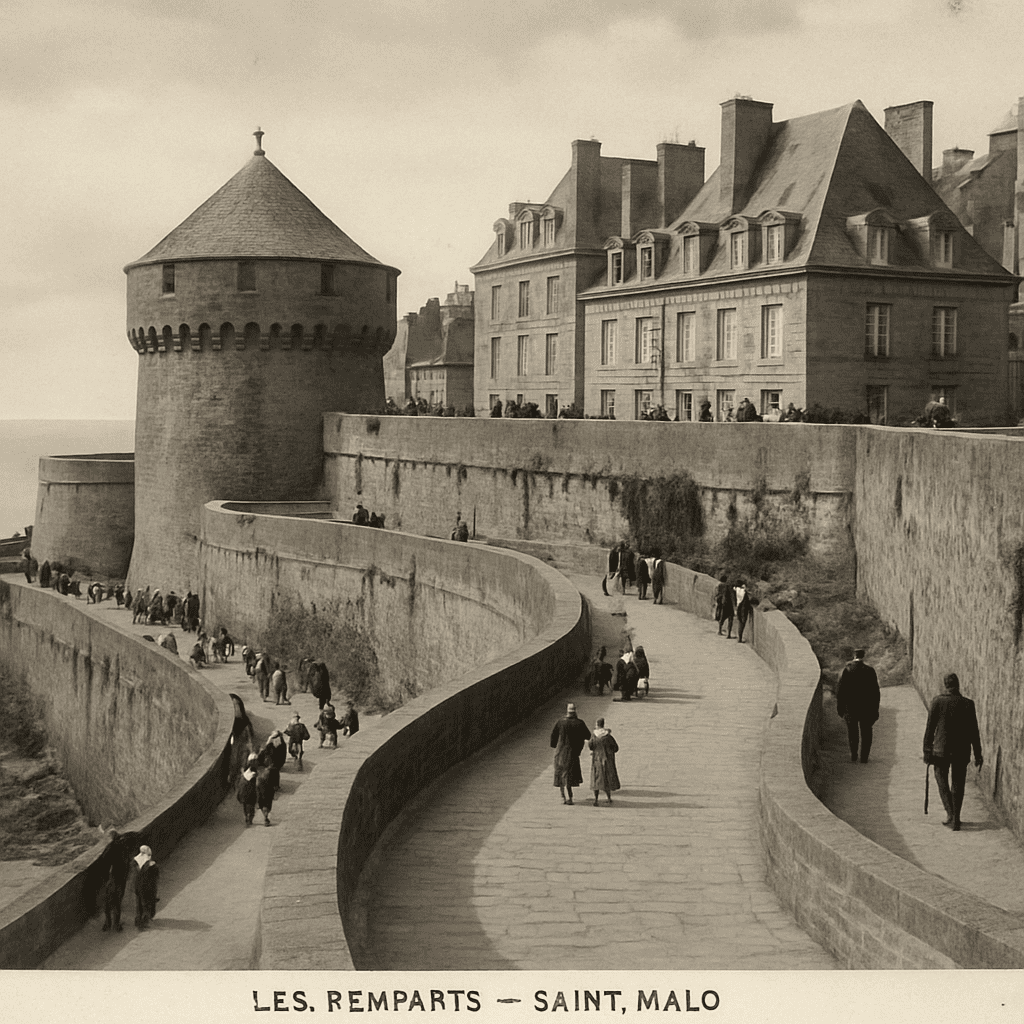 Historisches Bild von Les Remparts in Saint Malo