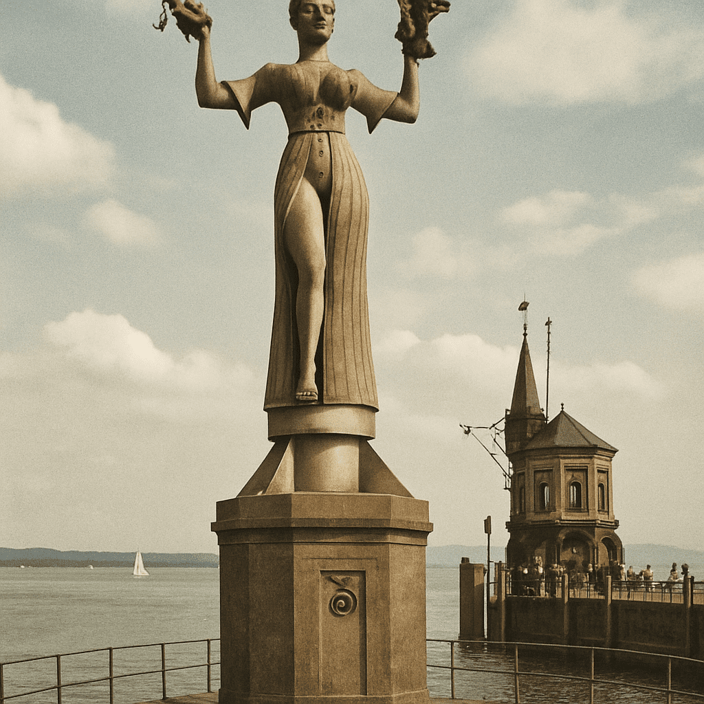 Imperia Statue in Konstanz on Lake Constance