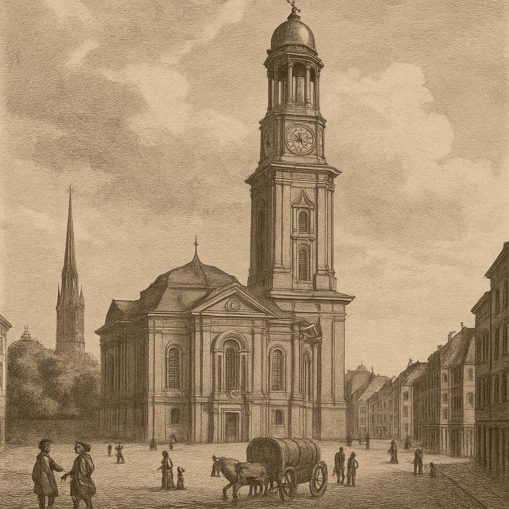 Die St. Michaelis Kirche in vergangenen Zeiten