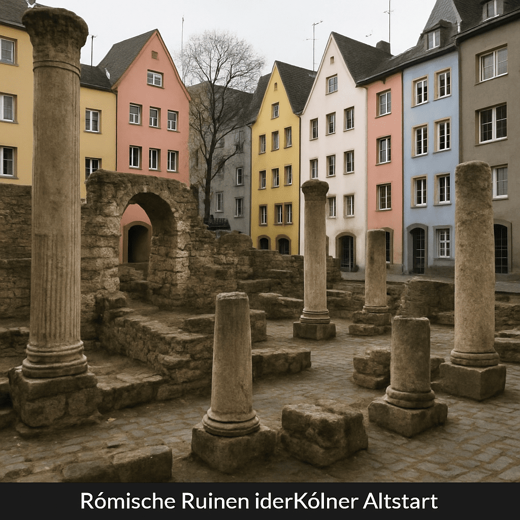 Roman ruins in Cologne's Old Town
