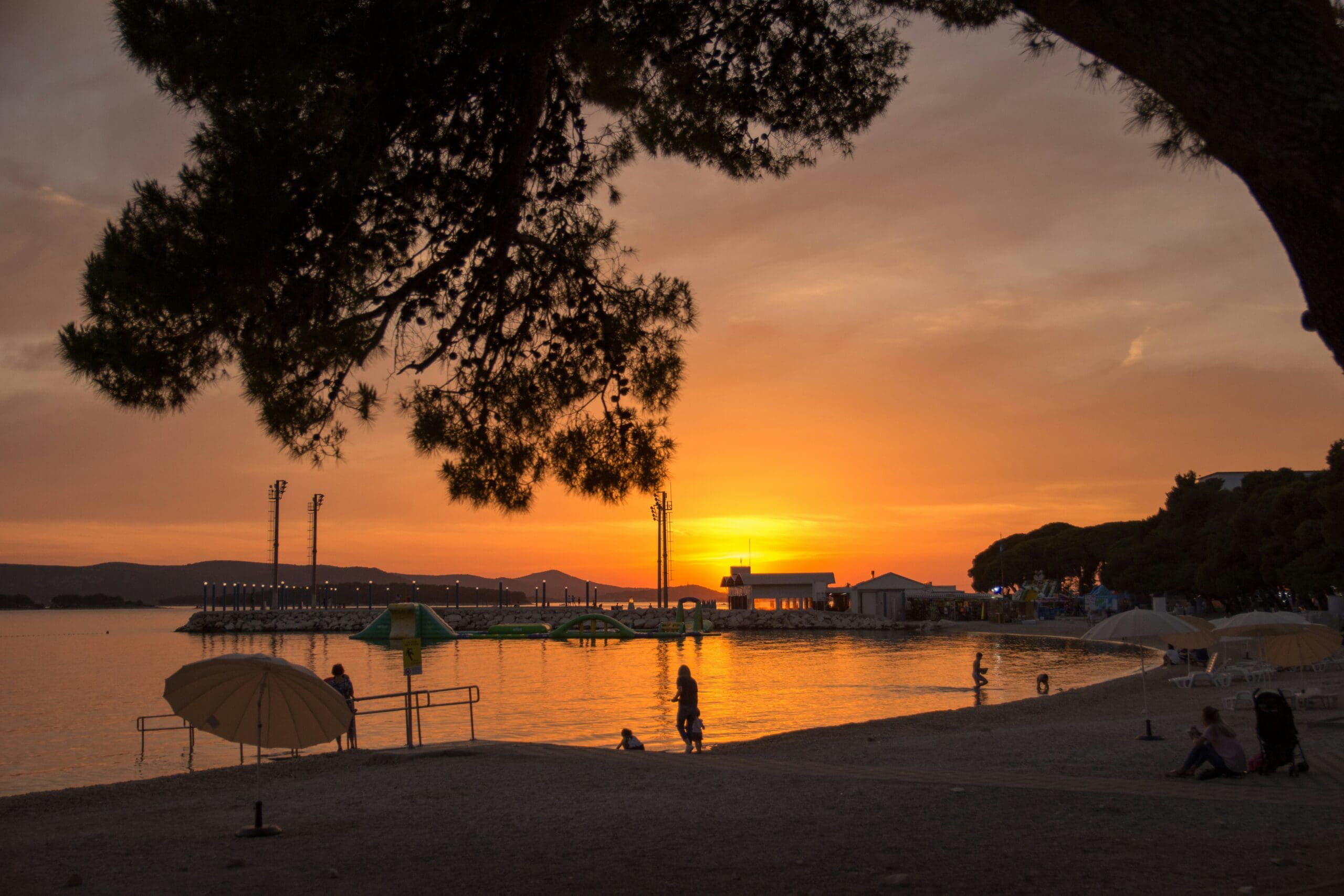 Beach in Biograd na Moru