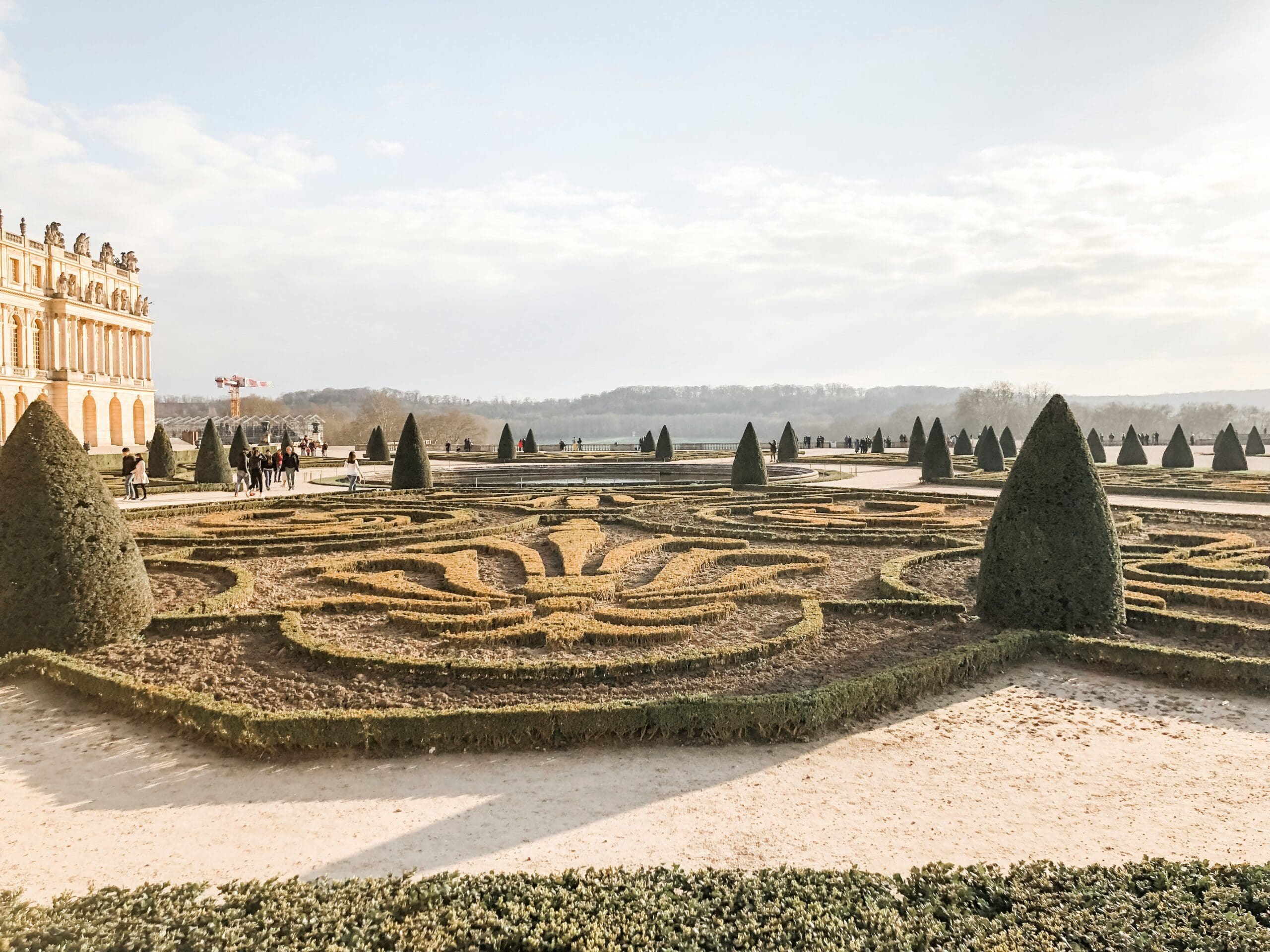 Filming in the Gardens of Versailles