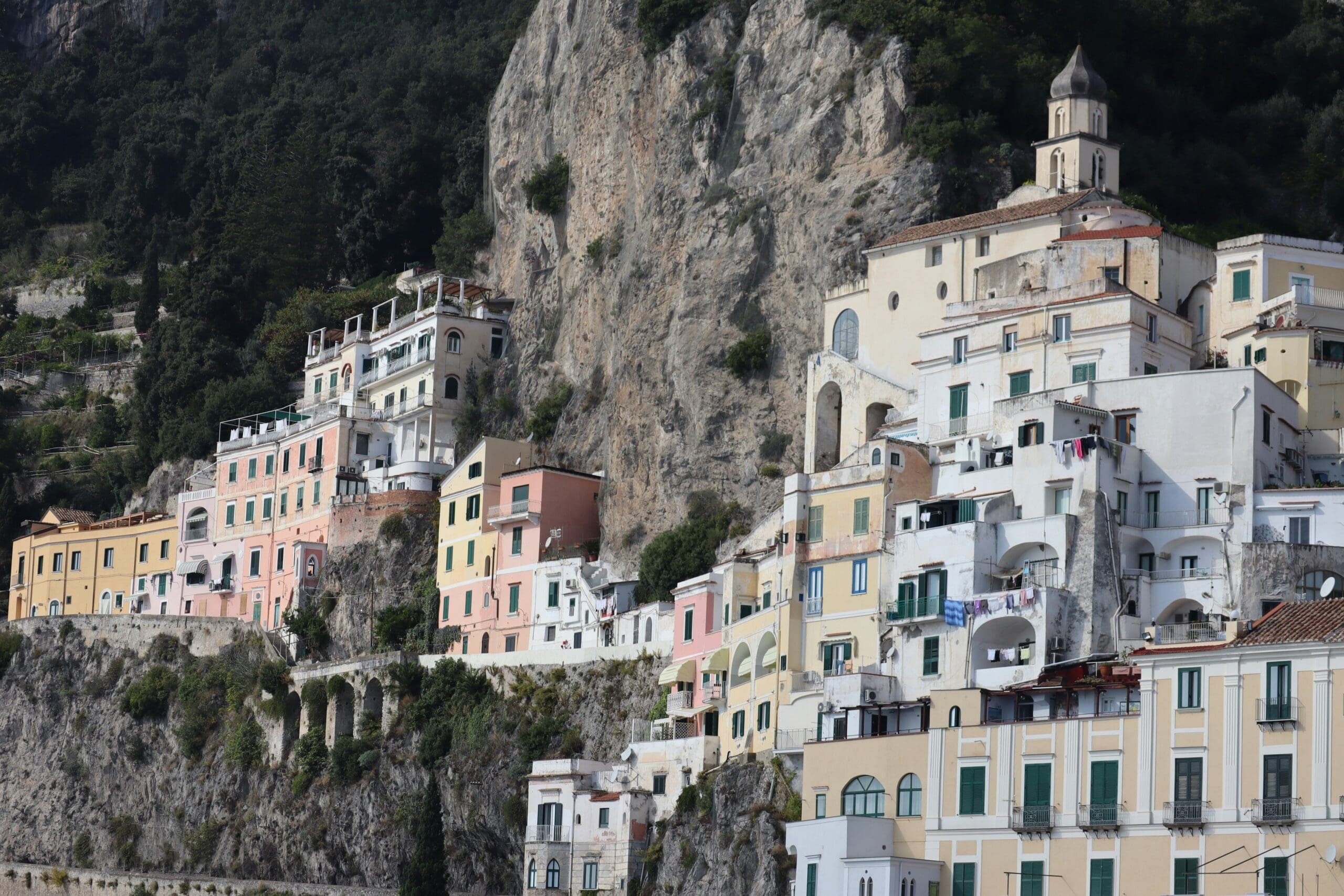 Historic Bell Tower of the Cathedral of Amalfi