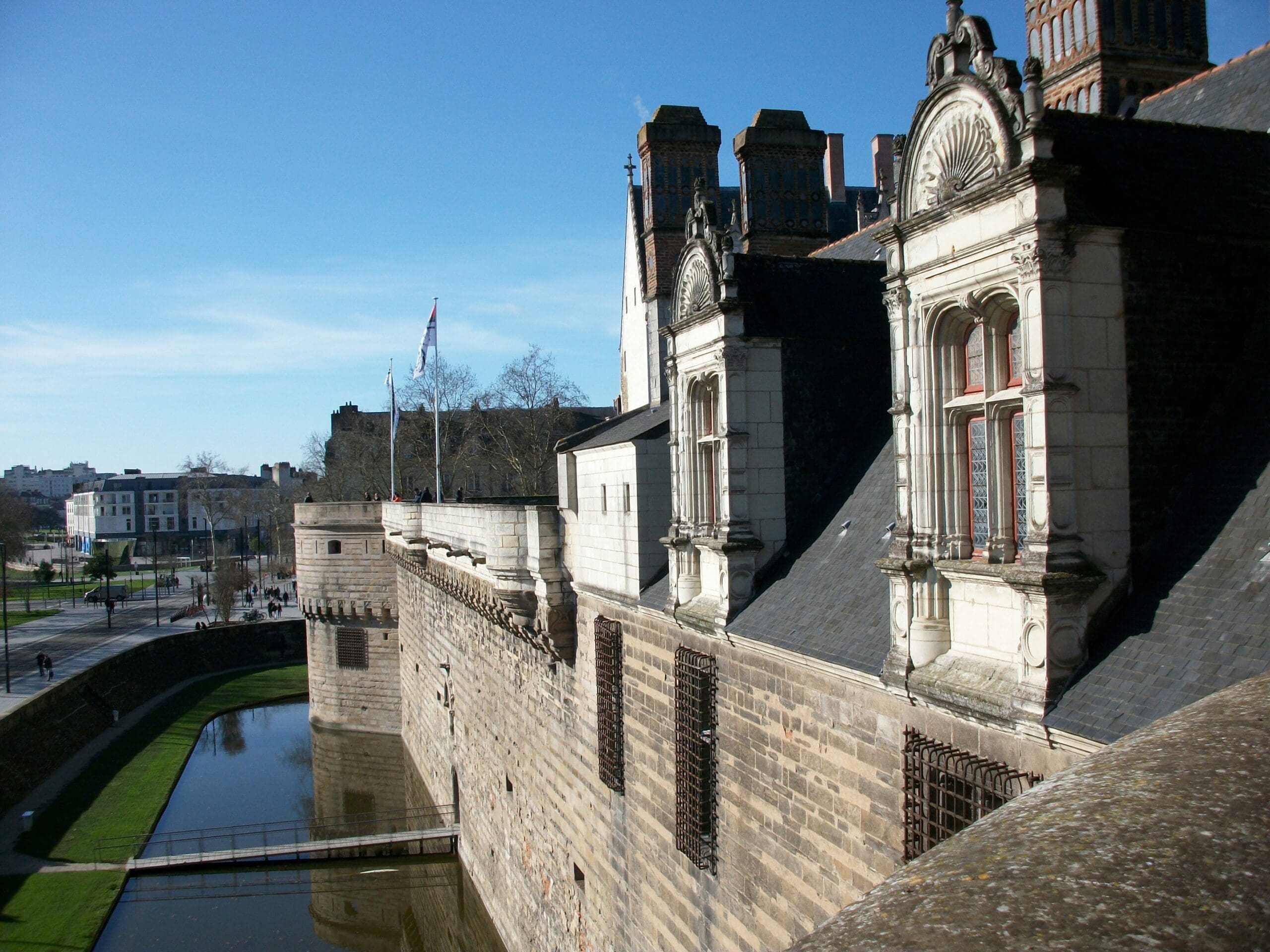 Cafe and souvenir shop at the Château of Nantes