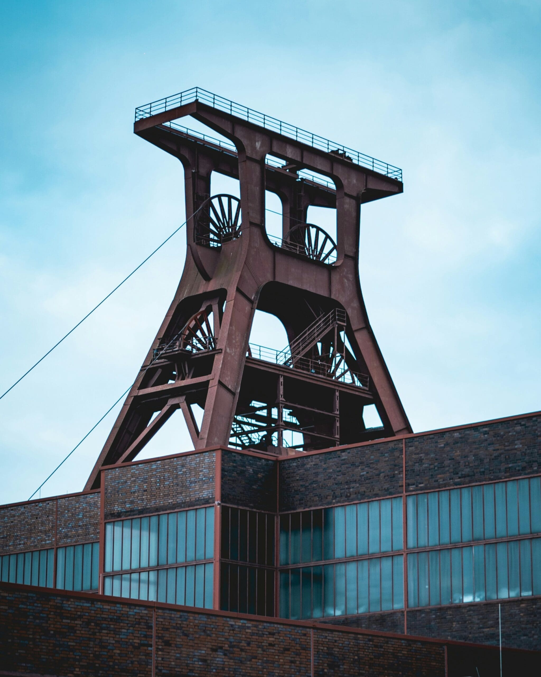 Historische Luftaufnahme der Zeche Zollverein