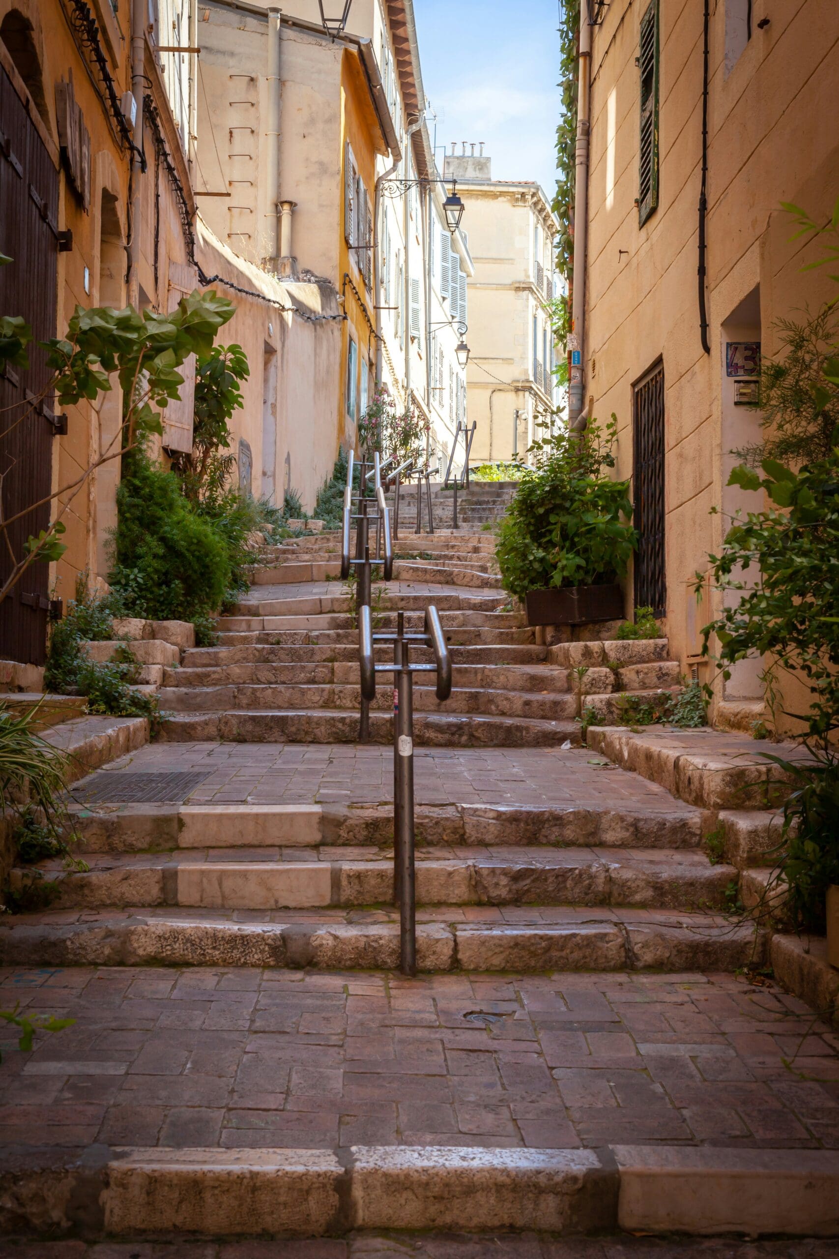 Malerische Gassen von Le Panier in Marseille