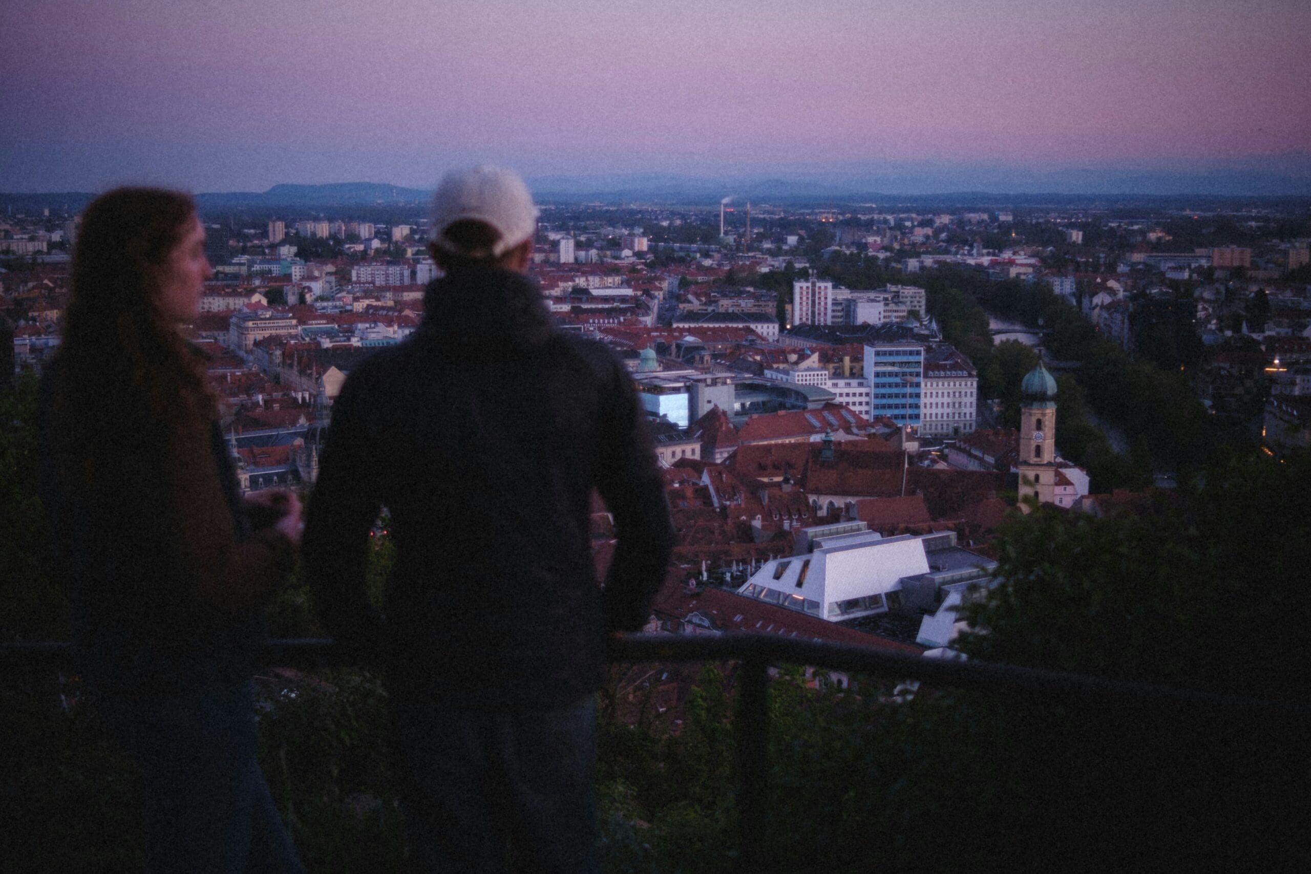 Panoramic view from Graz Castle Hill