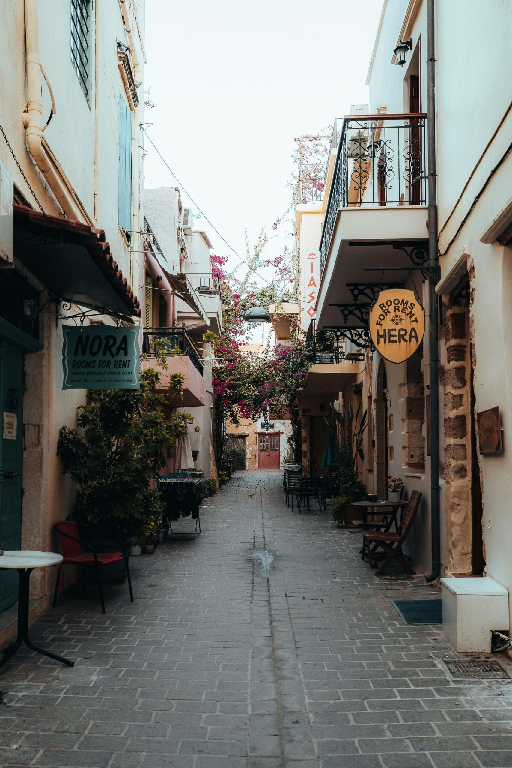 Alley in the old town of Chania