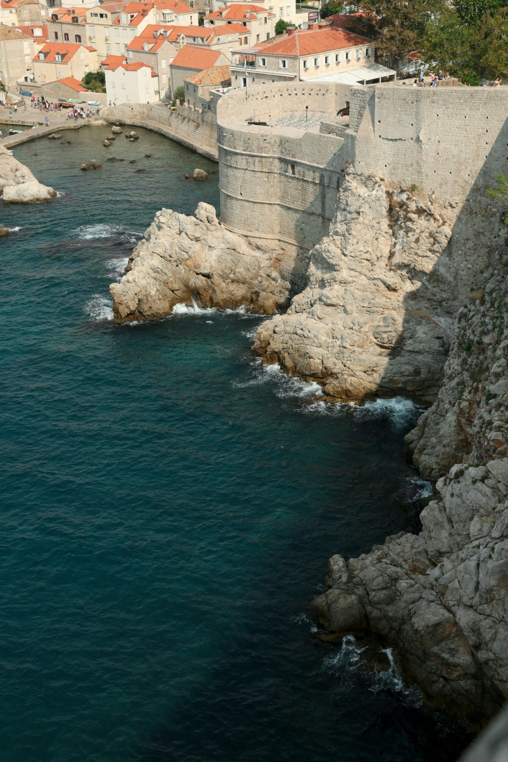 Fort Lovrijenac on a rock