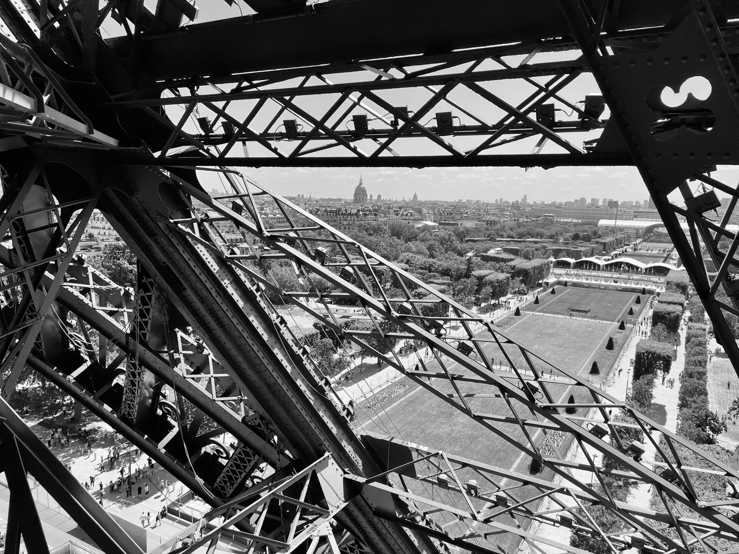 Panoramic view from the third platform of the Eiffel Tower