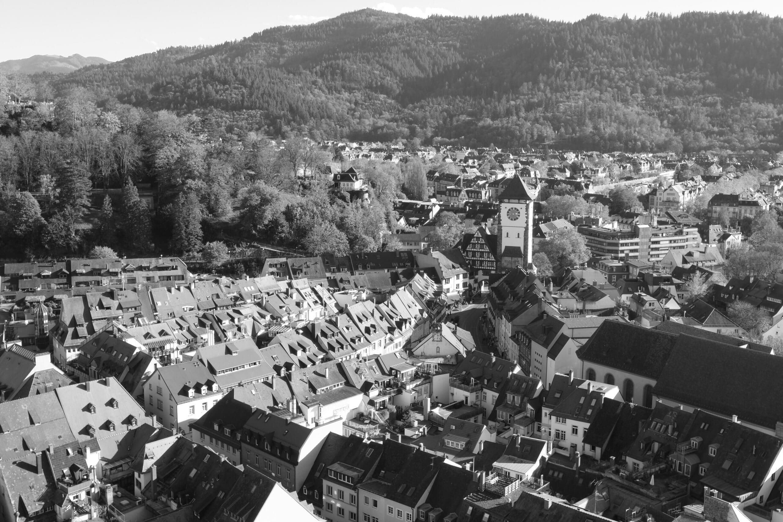 The magnificent artificial waterfall on the Schlossberg