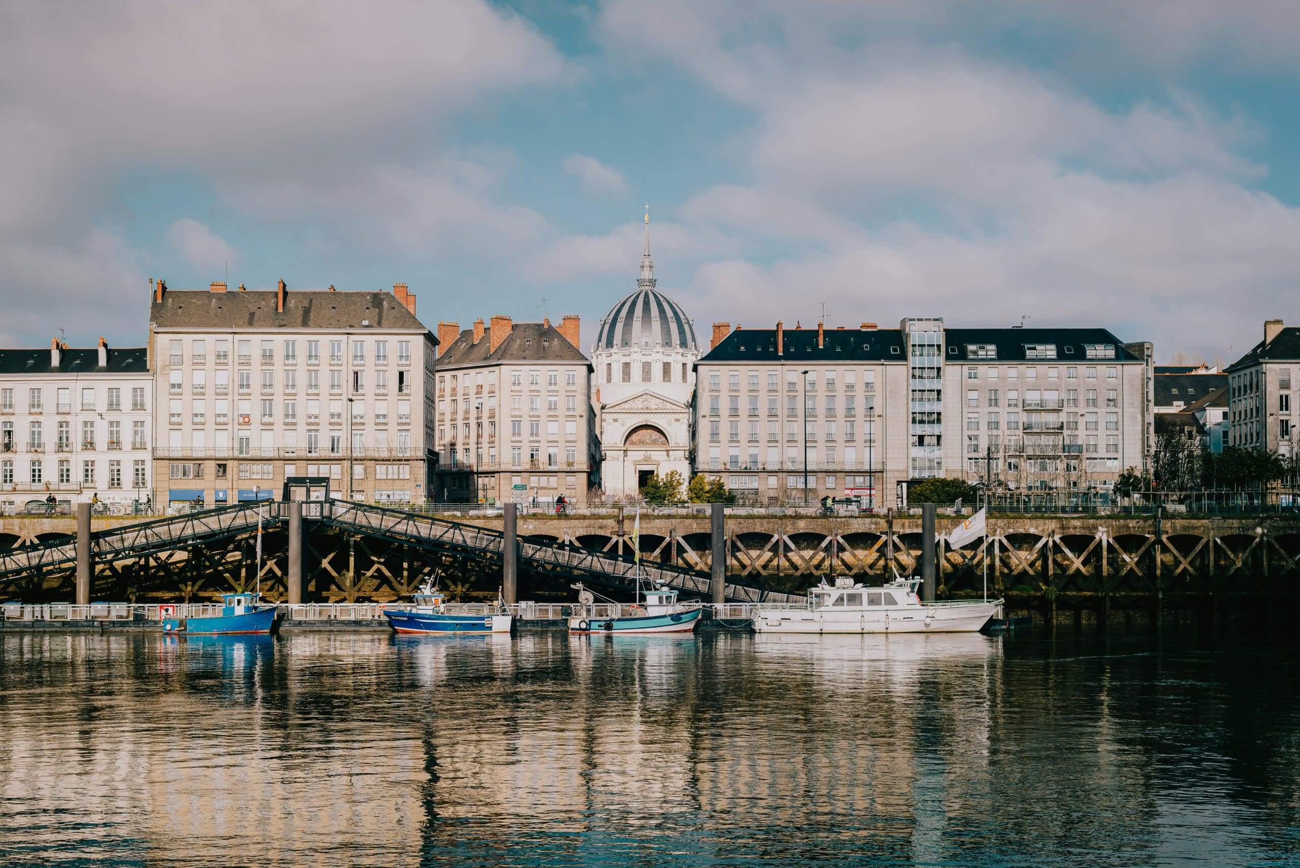 Panoramic view from the Château of Nantes