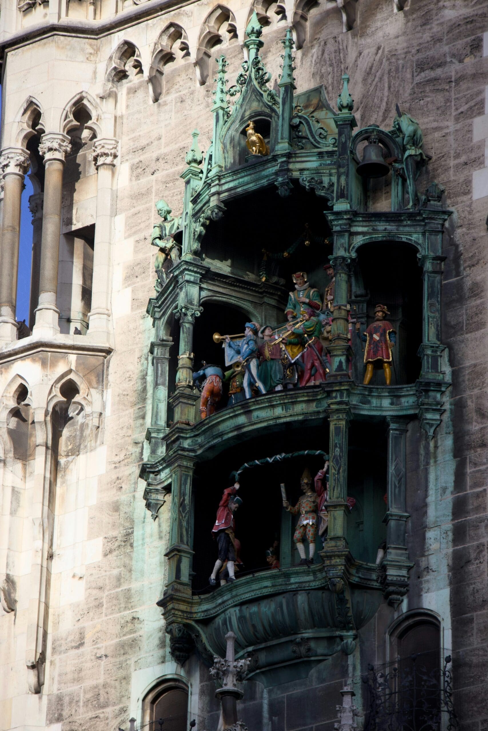 Künstler und Musiker auf dem Marienplatz